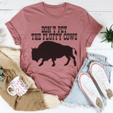 Don't Pet The Fluffy Cows Tee Mauve / S Peachy Sunday T-Shirt