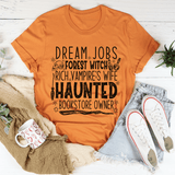 Dream Jobs Halloween Tee Burnt Orange / S Peachy Sunday T-Shirt