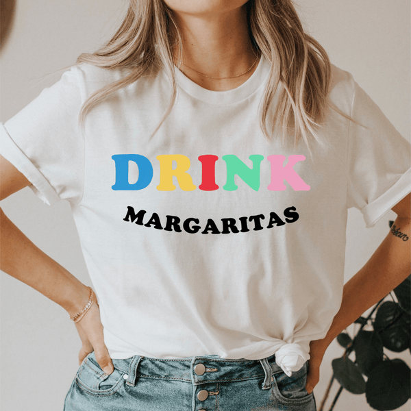 Drink Margaritas tee S Peachy Sunday T-Shirt