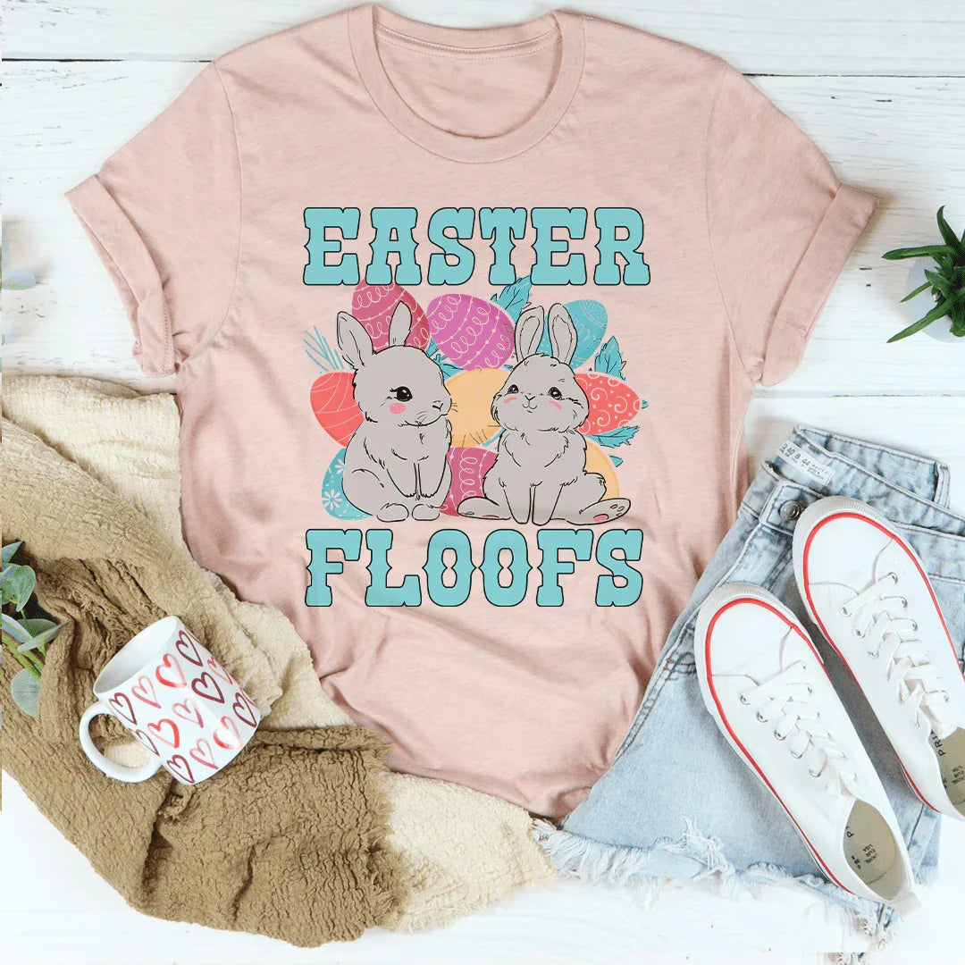 Easter Floofs Tee Peachy Sunday T-Shirt