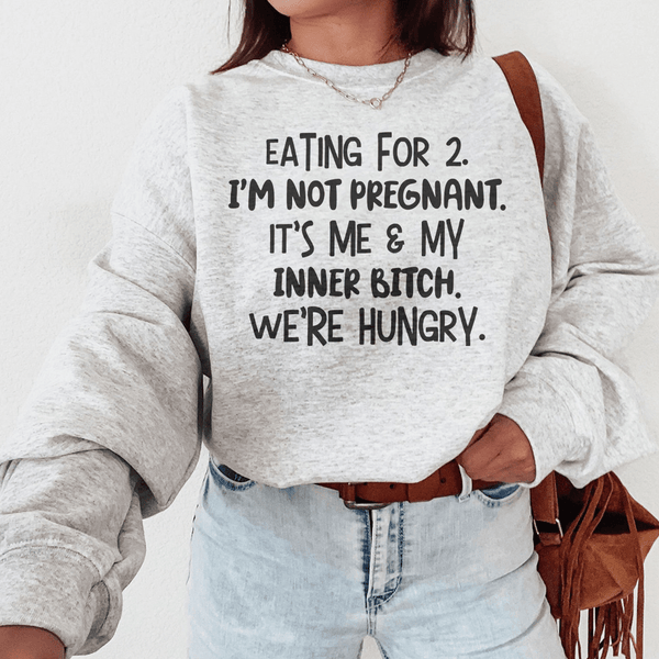 Eating For Two Sweatshirt Sport Grey / S Peachy Sunday T-Shirt