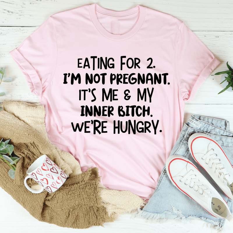 Eating For Two Tee Pink / S Peachy Sunday T-Shirt