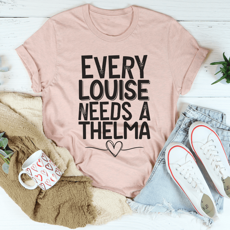 Every Louise Needs A Thelma Tee Heather Prism Peach / S Peachy Sunday T-Shirt