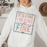 Everything Is Fine Hoodie White / S Peachy Sunday T-Shirt