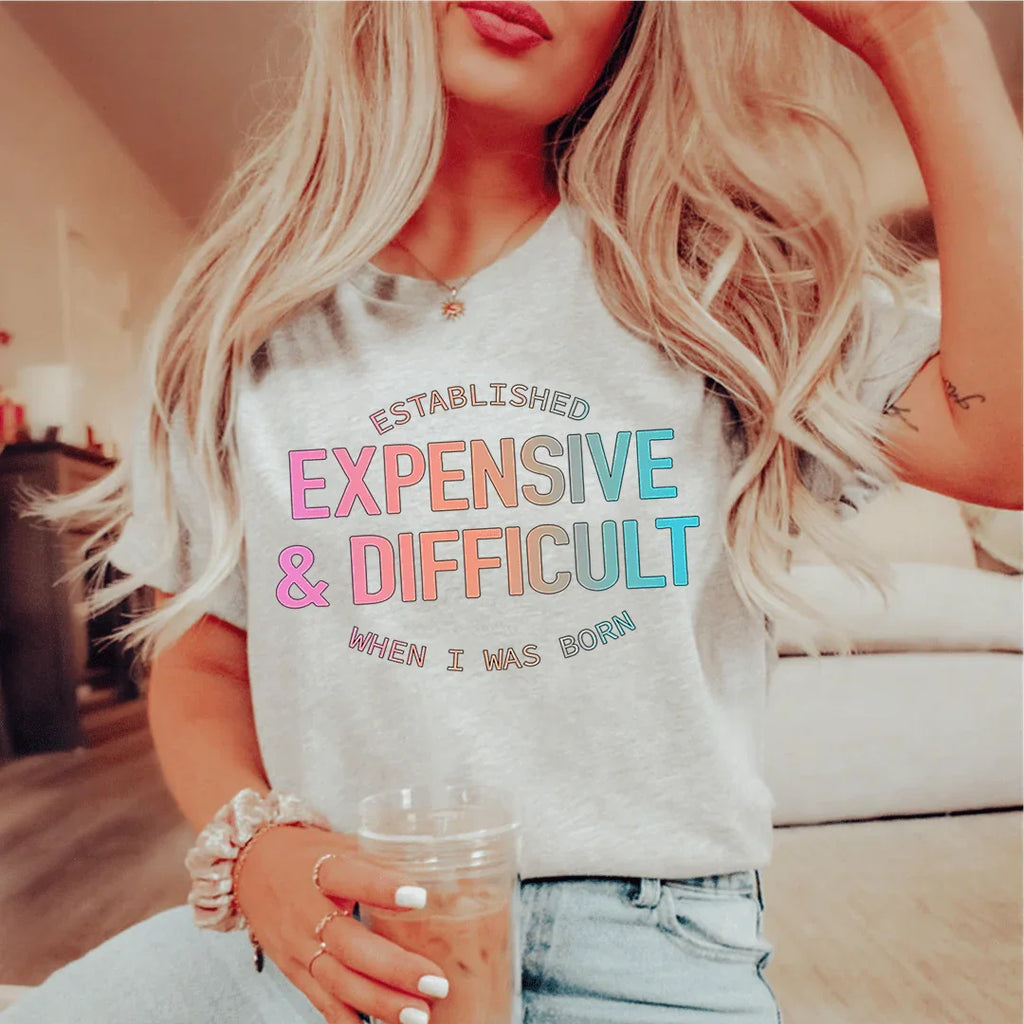 Expensive & Difficult Tee – Peachy Sunday