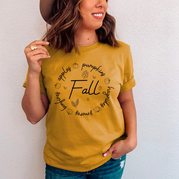 Fall Favorites Tee Mustard / S Peachy Sunday T-Shirt