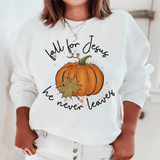 Fall for Jesus Sweatshirt White / S Peachy Sunday T-Shirt