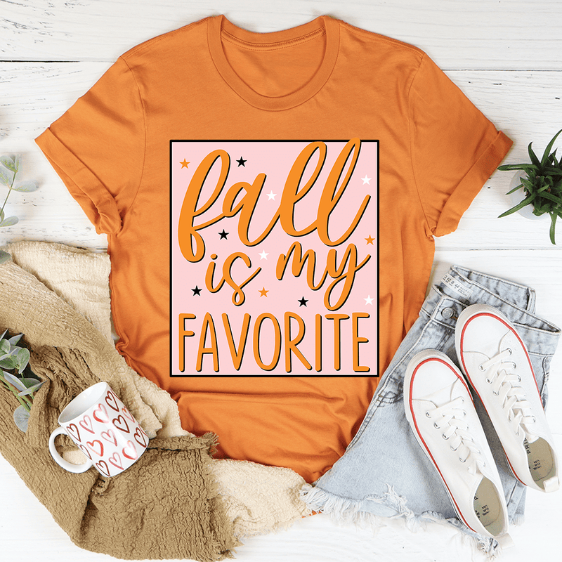 Fall is My Favorite Tee Burnt Orange / S Peachy Sunday T-Shirt