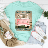 First Class Ticket On The Struggle Bus Tee Heather Mint / S Peachy Sunday T-Shirt