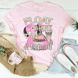 Float Drink Tan Repeat Tee Pink / S Peachy Sunday T-Shirt