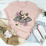 Floral Bat Tee Peachy Sunday T-Shirt
