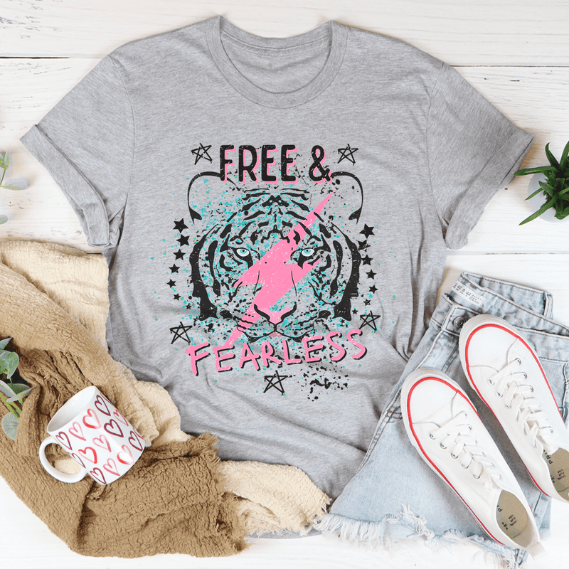 Free & Fearless Tee Athletic Heather / S Peachy Sunday T-Shirt