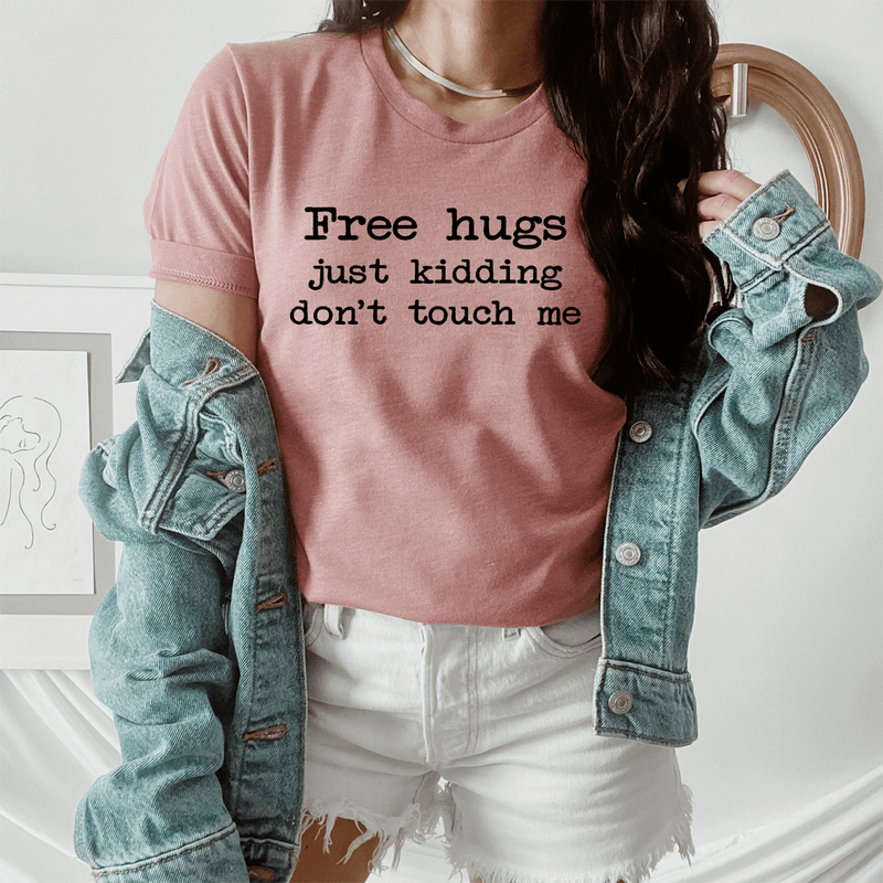Free Hugs Tee Mauve / S Peachy Sunday T-Shirt