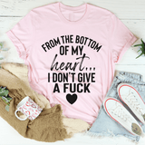 From The Bottom Of My Heart Tee Pink / S Peachy Sunday T-Shirt