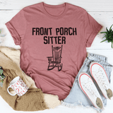 Front Porch Sitter Tee Mauve / S Peachy Sunday T-Shirt