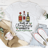 Full Of Christmas Spirits Tee Ash / S Peachy Sunday T-Shirt