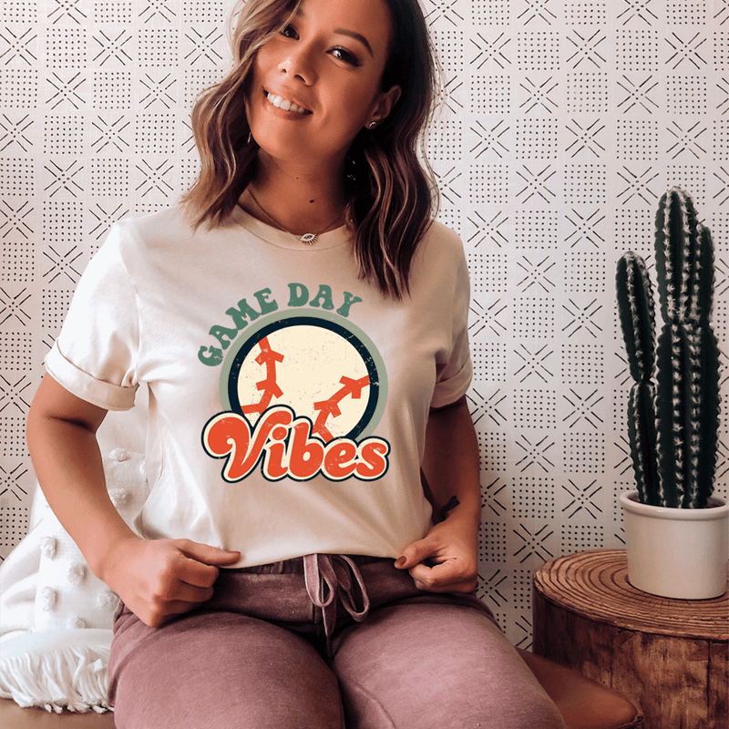 Game Day Vibes Tee Heather Dust / S Peachy Sunday T-Shirt