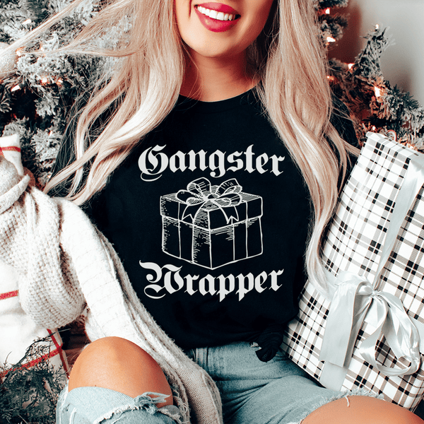 Gangster Wrapper Tee Black Heather / S Peachy Sunday T-Shirt