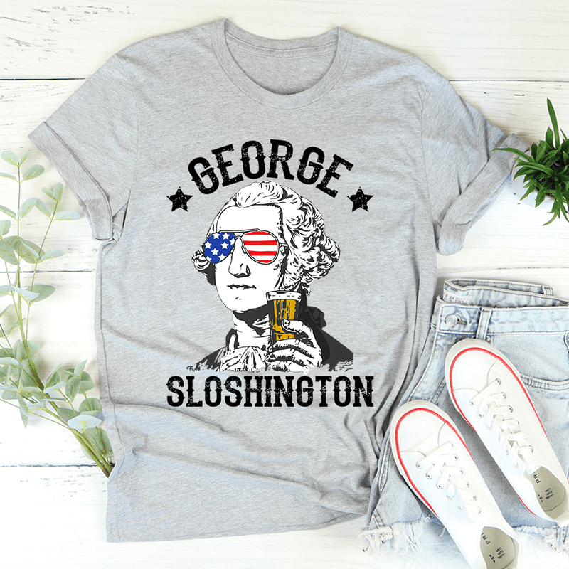 George Sloshington Tee Athletic Heather / S Peachy Sunday T-Shirt