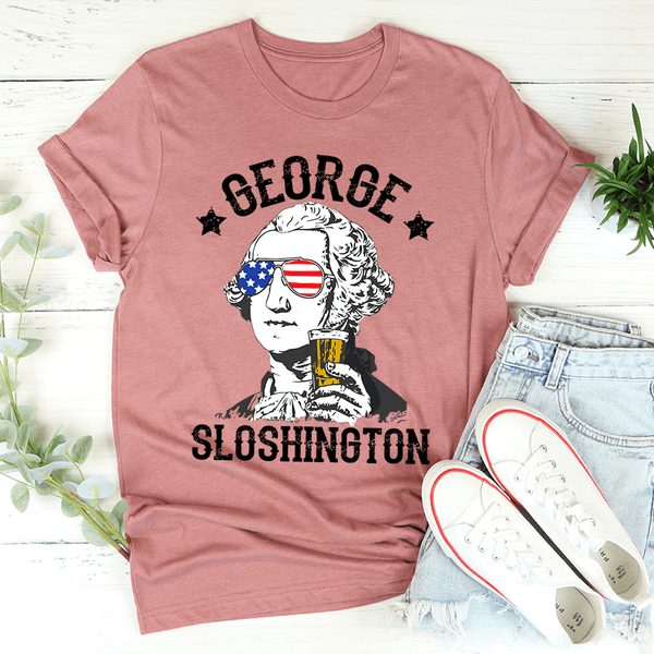 George Sloshington Tee Mauve / S Peachy Sunday T-Shirt