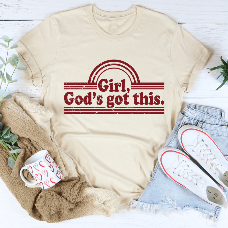 Girl God's Got This Tee Heather Dust / S Peachy Sunday T-Shirt