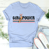 Girl Power Rose Tee Heather Blue / S Peachy Sunday T-Shirt