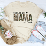 Glitter & Dirt Mama of Both Tee Heather Dust / S Peachy Sunday T-Shirt