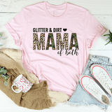 Glitter & Dirt Mama of Both Tee Pink / S Peachy Sunday T-Shirt