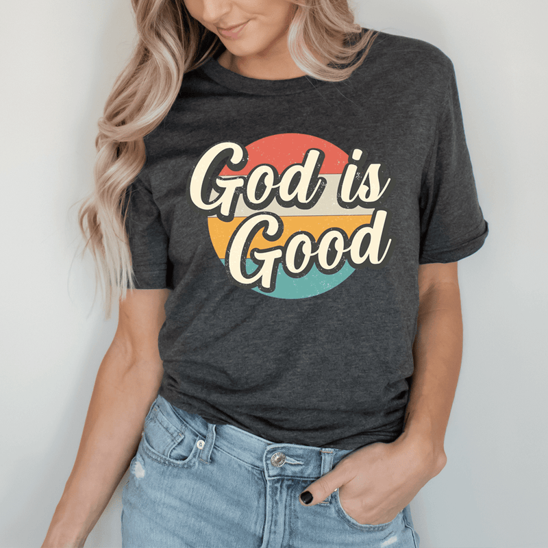God Is Good Tee Dark Grey Heather / S Peachy Sunday T-Shirt