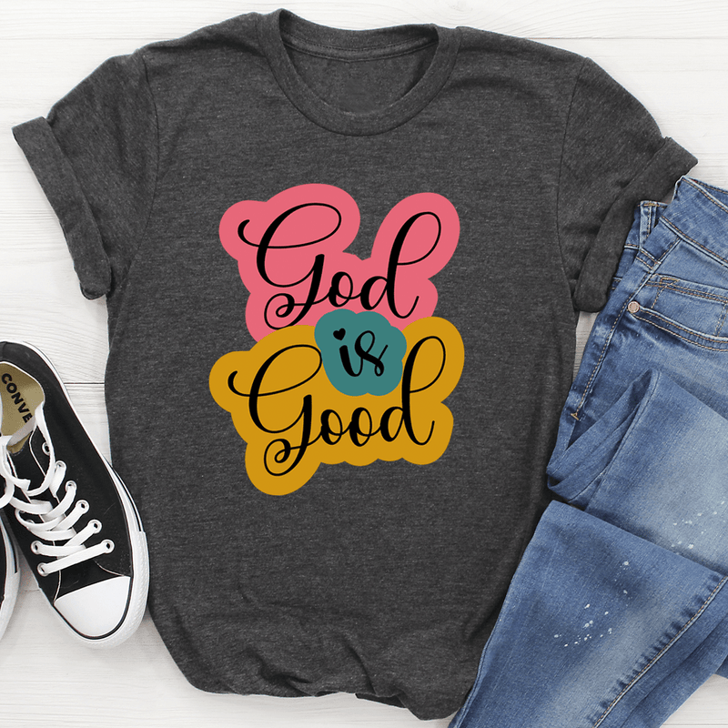 God Is Good Tee Dark Grey Heather / S Peachy Sunday T-Shirt