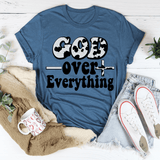 God Over Everything Tee Heather Deep Teal / S Peachy Sunday T-Shirt