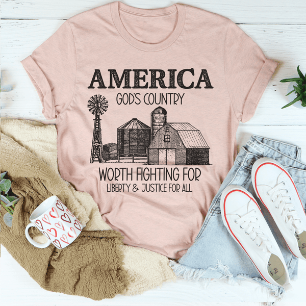 God's Country Tee Heather Prism Peach / S Peachy Sunday T-Shirt
