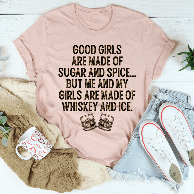 Good Girls Are Made Of Sugar & Spice Tee Heather Prism Peach / S Peachy Sunday T-Shirt