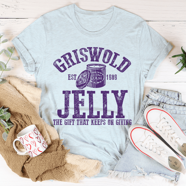 Griswold Jelly Co Tee Heather Ice Blue / S Printify T-Shirt T-Shirt