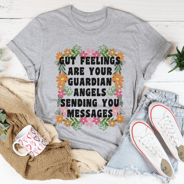 Gut Feelings Are Your Guardian Angels Tee Athletic Heather / S Peachy Sunday T-Shirt