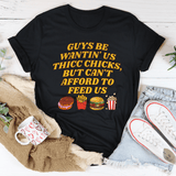 Guys Be Wantin' Us Thicc Chicks Tee Black Heather / S Peachy Sunday T-Shirt