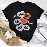 Halloween Candy Hearts Tee Black Heather / S Peachy Sunday T-Shirt