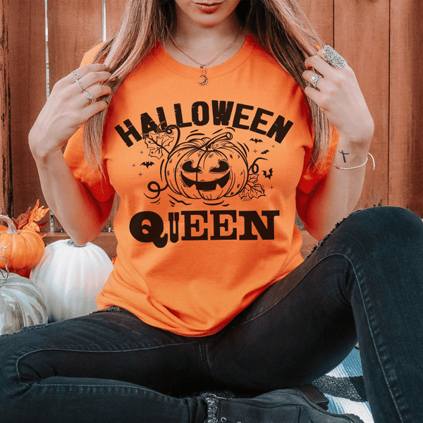 Halloween Queen Tee Burnt Orange / S Peachy Sunday T-Shirt