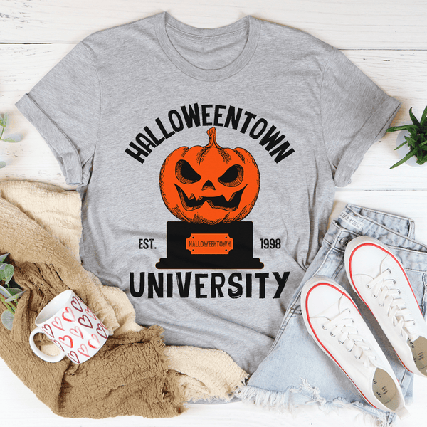 Halloween University Tee Athletic Heather / S Peachy Sunday T-Shirt