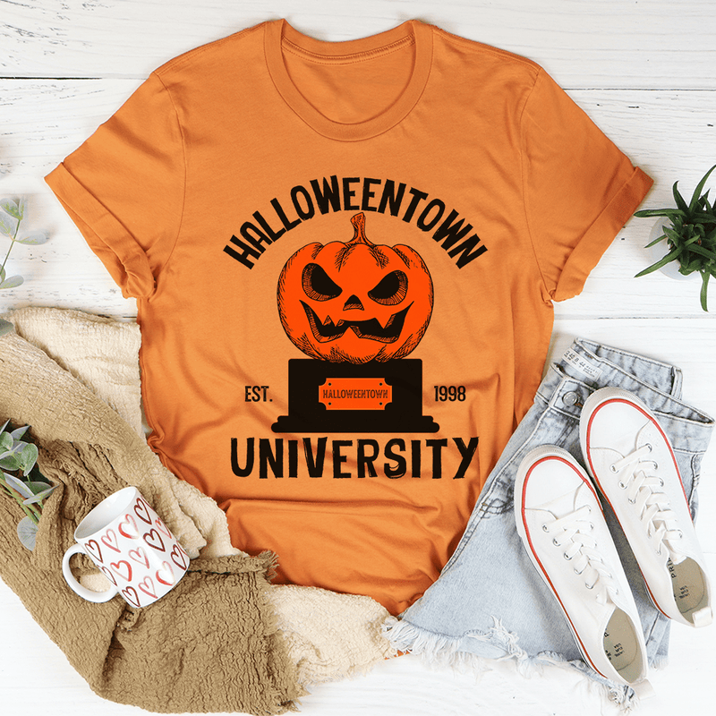 Halloween University Tee Burnt Orange / S Peachy Sunday T-Shirt