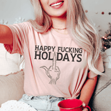 Happy Holidays Tee Heather Prism Peach / S Peachy Sunday T-Shirt