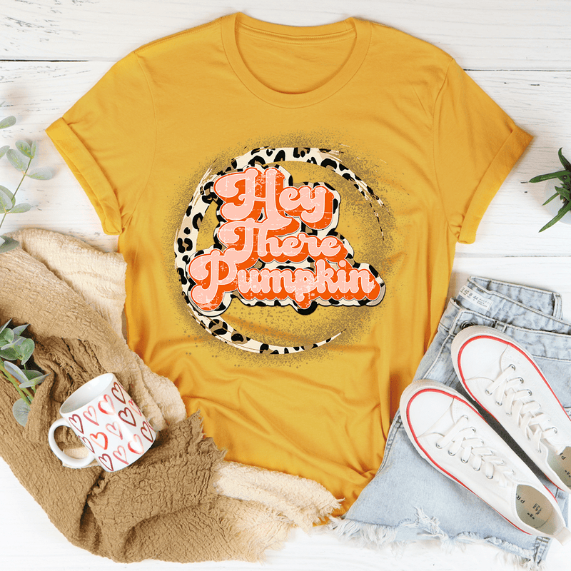 Hey There Pumpkin Tee Mustard / S Peachy Sunday T-Shirt