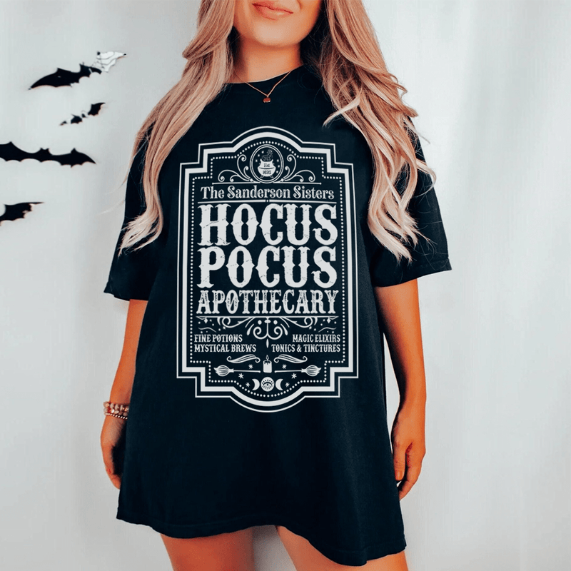 Hocus Pocus Apothecary Tee Black / L Printify T-Shirt T-Shirt