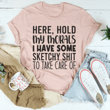 Hold My Morals Tee Heather Prism Peach / S Peachy Sunday T-Shirt