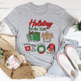 Holiday To Do List Athletic Heather / S Peachy Sunday T-Shirt