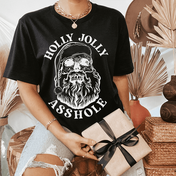 Holly Jolly Tee Black Heather / S Peachy Sunday T-Shirt