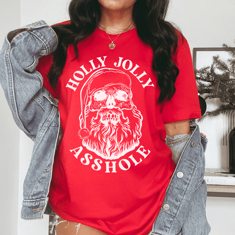 Holly Jolly Tee Red / S Peachy Sunday T-Shirt