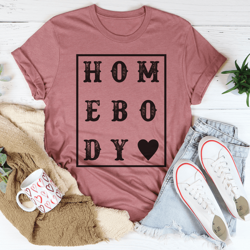 Homebody Heart Tee Mauve / S Peachy Sunday T-Shirt