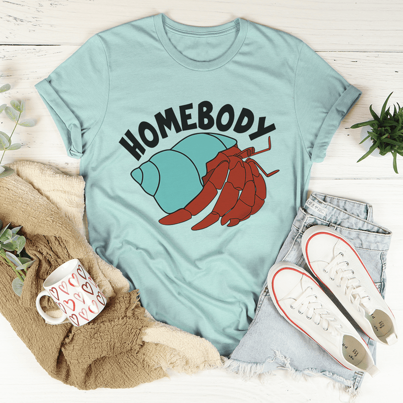 Homebody Tee Heather Prism Dusty Blue / S Peachy Sunday T-Shirt
