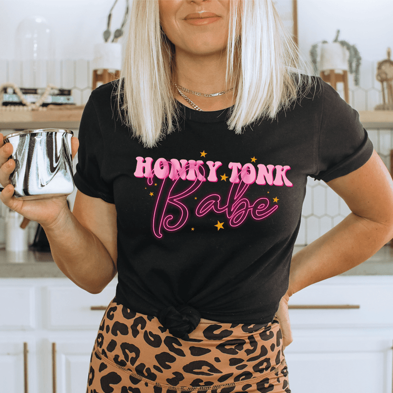 Honky Tonk Babe Tee Black Heather / S Peachy Sunday T-Shirt